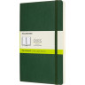 Блокнот MOLESKINE Classic Soft Large, нелинованный, зелёный QP618K15